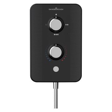 Gainsborough Slim Duo Piano Black Electric Shower 8.5kW
