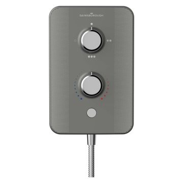 Gainsborough Slim Duo Titan Grey Electric Shower 9.5kW