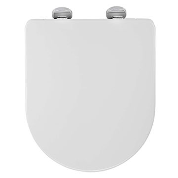 Croydex Eyre Flexi Fix Soft Close D-Shape Toilet Seat