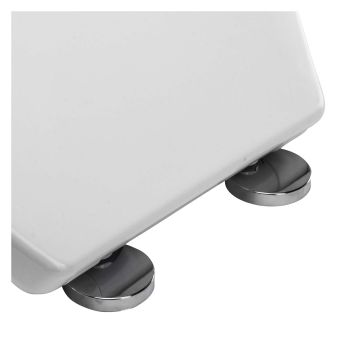 Croydex Constance Flexi Fix Soft Close White Toilet Seat