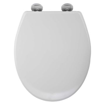 Croydex Constance Flexi Fix Soft Close White Toilet Seat