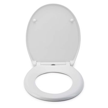 Croydex Constance Flexi Fix Soft Close White Toilet Seat