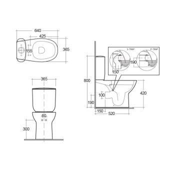 RAK Morning Toilet Pack with Rimless Technology