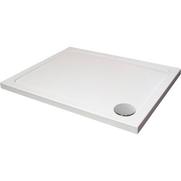 Low Profile Stone Resin White Shower Tray 1200 x 760mm