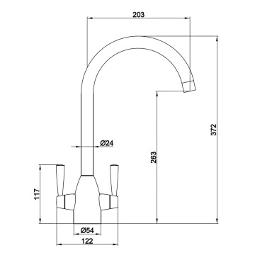 Deva Vienna Copper Mono Mixer Tap