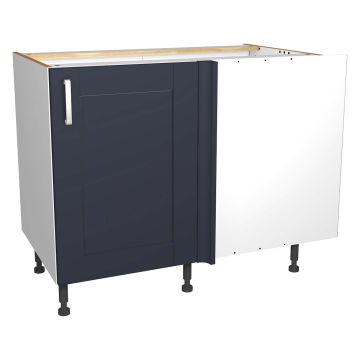 Verona Navy 1000mm Corner Base Unit