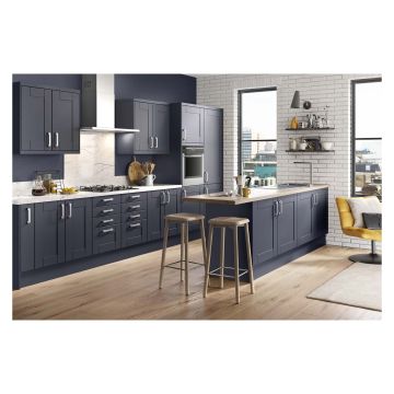 Verona Navy Wall Unit Clad Panel