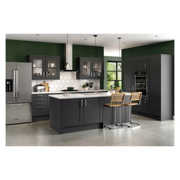 Verona Dark Grey 600mm Three Drawer Unit