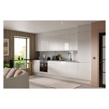 Capri White 600mm Built Under Oven Housing Unit