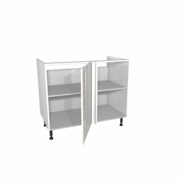 Paris Ultra Matt Grey 1000mm Corner Base Unit