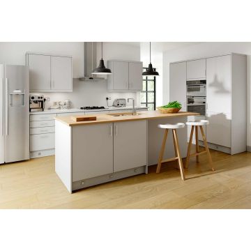 Paris Ultra Matt Grey 600mm Three Drawer Unit