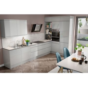 Capri Grey 500mm Four Drawer Unit