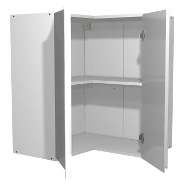 Capri Grey 635mm Corner Wall Unit