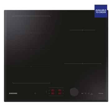 Samsung Series 6 60cm 4 Zone Slim Fit Induction Hob With Flex Zone Plus NZ64B6058KK 