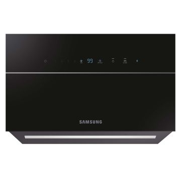 Samsung 60cm Black Angled Glass Cooker Hood NK24C9804WB