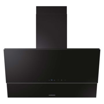 Samsung 90cm Black Angled Glass Cooker Hood NK36C9804WB