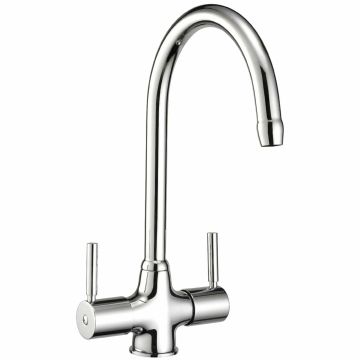 Reginox 1.5 Bowl Black Granite Kitchen Sink & Tap Pack