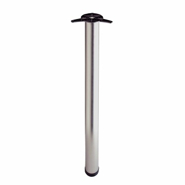 Worktop Support Leg Brushed Nickel 