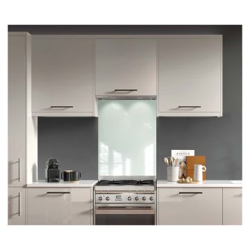 AluSplash Splashback Ice White/Ocean Wave 800 x 600mm 