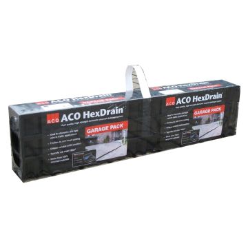 ACO HexDrain Garage Pack 3 x 1m Channels