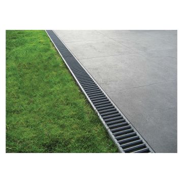 ACO RainDrain 1m Channel with Galvanised Steel Grating