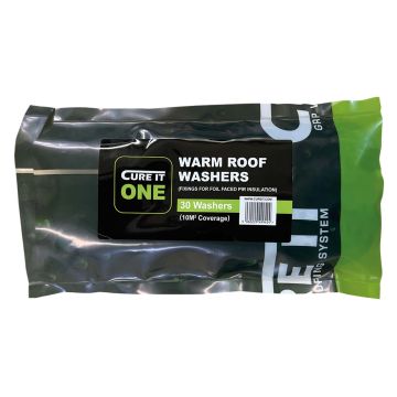 Cure It ONE Warm Roof Washers Pack of 30