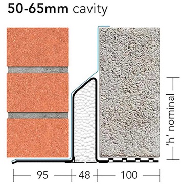 L1/S50 Standard Cavity Lintel