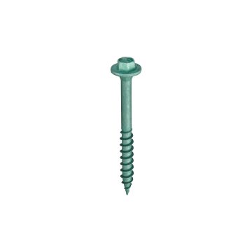 Timberdrive Green Screws 7 x 250mm Pack of 10