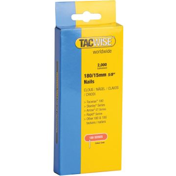 Tacwise 180 Series 15mm Brad Nails Pk 2000