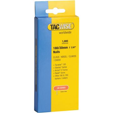 Tacwise 180 Series 30mm Brad Nails Pack of 1000