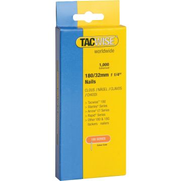 Tacwise 180 Series 32mm Brad Nails Pack of 1000