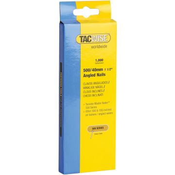 Tacwise 500 Series 40mm Angled Brad Nail Pack of 1000
