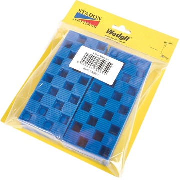 Wedgit Blue Interlocking Plastic Wedges 150 x 60 x 25mm Pack of 4