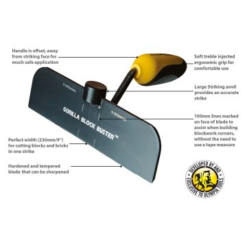 Roughneck ROU31900 230mm Gorilla Block Buster Bolster