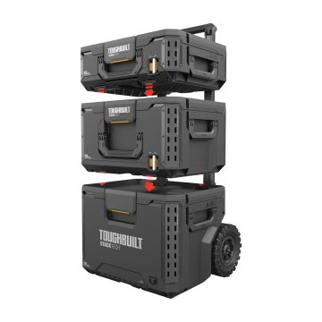 ToughBuilt StackTech 3-Piece Rolling Tool Box Set