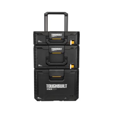ToughBuilt StackTech 3-Piece Rolling Tool Box Set