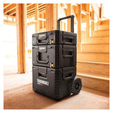 ToughBuilt StackTech 3-Piece Rolling Tool Box Set
