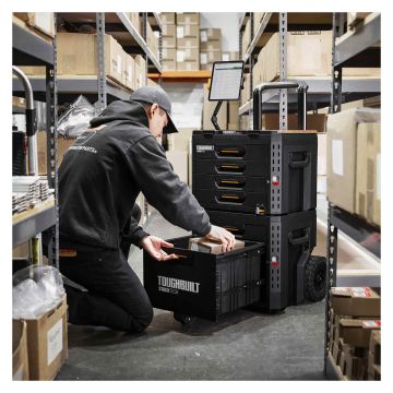 ToughBuilt StackTech 1-Drawer Rolling Locking Box