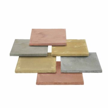 Stonemarket Stretton Smooth Utility Slab Buff 450 x 450 x 32mm