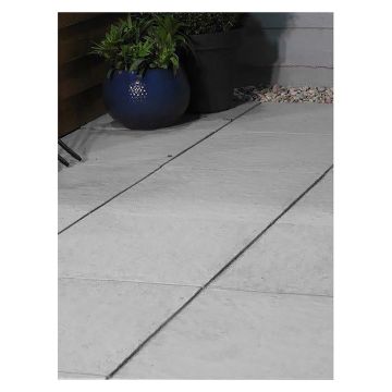 Brett Stamford Ultra Rippled Slab Charcoal 450 x 450 x 32mm