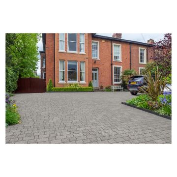 Stonemarket Rio Permeapave® Paving Pack Mixed Size Grey 8.05m²