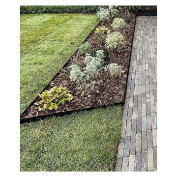 CORE EDGE 65mm Black Premium Lawn Edging Pack of 5 (5lm)