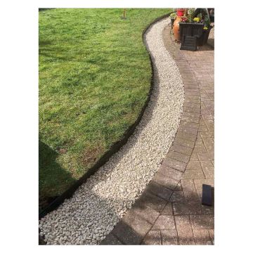 CORE EDGE 65mm Black Premium Lawn Edging Pack of 5 (5lm)