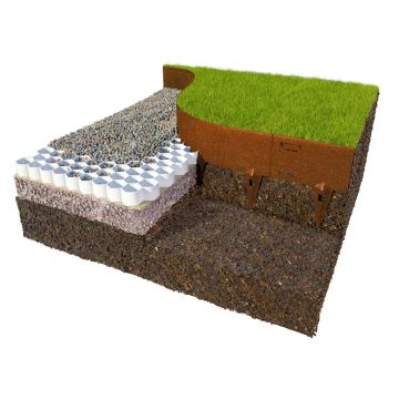 CORE EDGE 100mm Corten Premium Lawn Edging Pack of 5 (5lm)