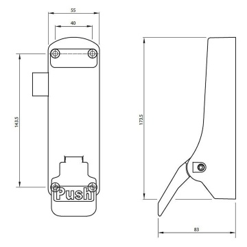 ExiSAFE Emergency Latch Device For Timber Doors