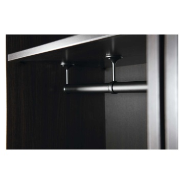 Deluxe Rail Centre Bracket 25mm Matt Black