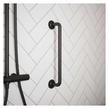 Steel Grab Rail Matt Black