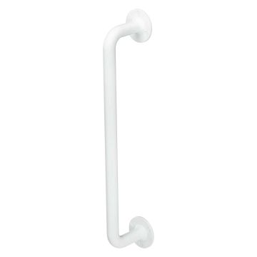 Matt White Steel Safety Grab Rail 25mm x 457mm