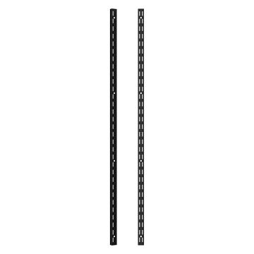 Matt Black Twinslot Shelving Upright 78"