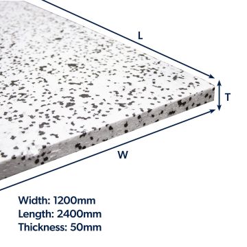 Jabfloor 70 Floor Insulation 2400 x 1200 x 50mm